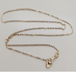 14K Yellow Gold Chain - 42+5cm 